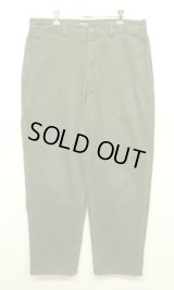 90'S RALPH LAUREN "ボックスロゴ" ノープリーツ チノパンツ オリーブ W34L30 USA製 (VINTAGE)