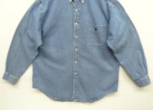 他の写真3: 90'S RALPH LAUREN "BIG SHIRT" デニム 長袖 BDシャツ インディゴ (VINTAGE)