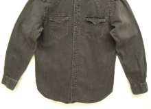 他の写真3: 90'S RALPH LAUREN "WESTERN" デニム 長袖 ウエスタンシャツ ブラック (VINTAGE)