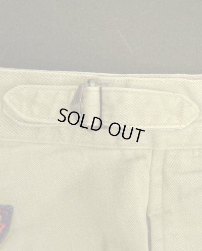 画像3: 90'S RALPH LAUREN ウエスタアジャスター付き ツープリーツ チノパンツ ベージュ W32L30 USA製 (VINTAGE)