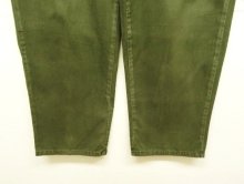 他の写真2: 90'S RALPH LAUREN "ボックスロゴ" ノープリーツ チノパンツ オリーブ W34L30 USA製 (VINTAGE)