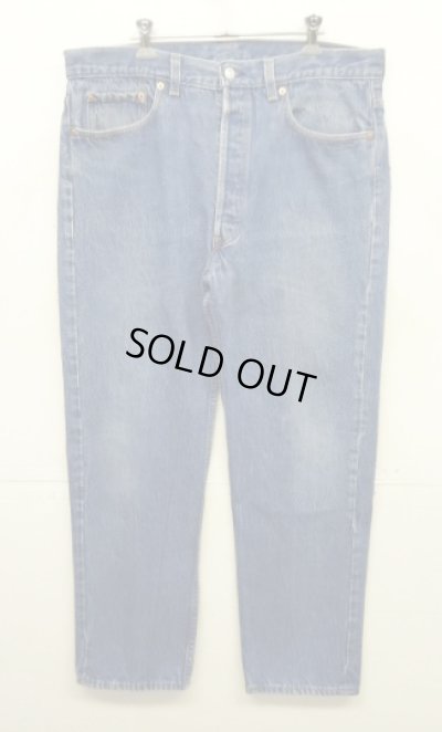 画像1: 90'S LEVIS 501 デニム インディゴ W38L30 USA製 (VINTAGE)
