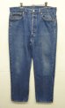 画像1: 90'S LEVIS 501 デニム インディゴ W38L30 USA製 (VINTAGE) (1)