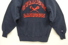 他の写真3: 90'S CHAMPION 刺繍タグ リバースウィーブ パーカー ネイビー USA製 (VINTAGE)