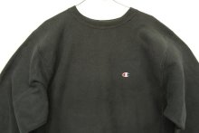 他の写真1: 90'S CHAMPION 刺繍タグ リバースウィーブ 無地 ブラック USA製 (VINTAGE)