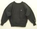 画像1: 90'S CHAMPION 刺繍タグ リバースウィーブ 無地 ブラック USA製 (VINTAGE) (1)