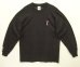 画像1: 90'S INTEL INSIDE "PENTINUMII" バックプリント 長袖 Tシャツ ブラック (DEADSTOCK) (1)