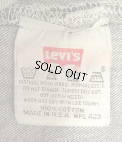 画像2: 90'S LEVIS 501 デニム 先染めブラック W38L30 USA製 (VINTAGE)