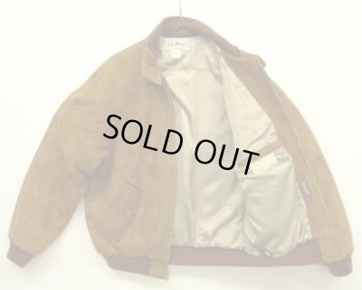 画像7: 80'S LL Bean 中綿入り レザー ドリズラージャケット ブラウン SCOVILLジップ USA製 (VINTAGE)