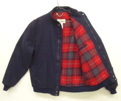画像3: 80'S LL Bean ウール ドリズラージャケット ネイビー USA製 (VINTAGE)