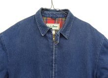 他の写真1: 80'S LL Bean チンスト付き 中綿入り デニム ドリズラージャケット インディゴ USA製 (VINTAGE)