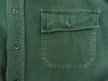 他の写真2: 90'S LL Bean "CHAMOIS CLOTH SHIRT" 長袖 シャモアクロスシャツ ダークグリーン USA製 (VINTAGE)