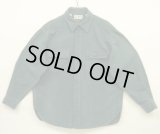 90'S LL Bean "CHAMOIS CLOTH SHIRT" 長袖 シャモアクロスシャツ ダークグリーン USA製 (VINTAGE)