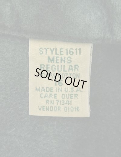 画像3: 90'S LL Bean "CHAMOIS CLOTH SHIRT" 長袖 シャモアクロスシャツ ダークグリーン USA製 (VINTAGE)