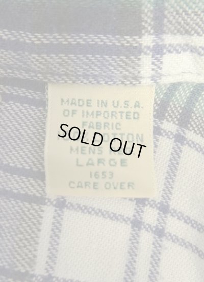 画像3: 90'S LL Bean フランネル 長袖 シャツ チェック柄 USA製 (VINTAGE)