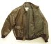 画像4: 90'S LL Bean "A-2" レザー フライトジャケット ブラウン TALONジップ USA製 (DEADSTOCK) (4)