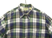 他の写真1: 90'S LL Bean フランネル 長袖 シャツ チェック柄 USA製 (VINTAGE)