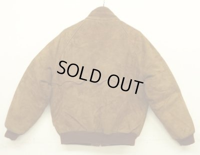 画像8: 80'S LL Bean 中綿入り レザー ドリズラージャケット ブラウン SCOVILLジップ USA製 (VINTAGE)