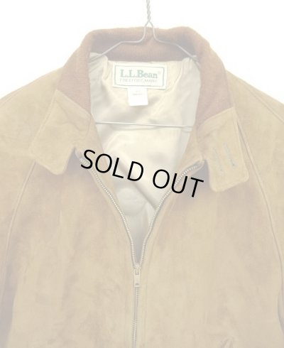 画像3: 80'S LL Bean 中綿入り レザー ドリズラージャケット ブラウン SCOVILLジップ USA製 (VINTAGE)