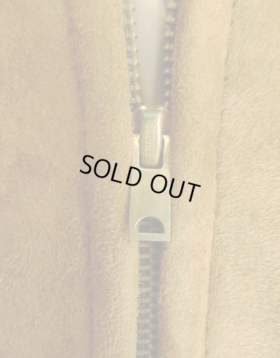 画像4: 80'S LL Bean 中綿入り レザー ドリズラージャケット ブラウン SCOVILLジップ USA製 (VINTAGE)