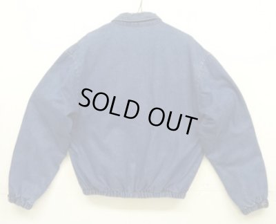 画像4: 80'S LL Bean チンスト付き 中綿入り デニム ドリズラージャケット インディゴ USA製 (VINTAGE)