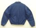 画像4: 80'S LL Bean チンスト付き 中綿入り デニム ドリズラージャケット インディゴ USA製 (VINTAGE) (4)