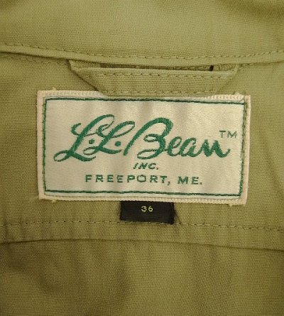 画像2: 60'S LL Bean 筆記体タグ サファリジャケット ベージュ USA製 (VINTAGE)
