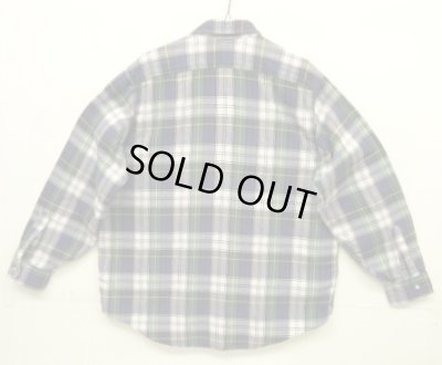 画像4: 90'S LL Bean フランネル 長袖 シャツ チェック柄 USA製 (VINTAGE)