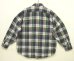 画像4: 90'S LL Bean フランネル 長袖 シャツ チェック柄 USA製 (VINTAGE) (4)