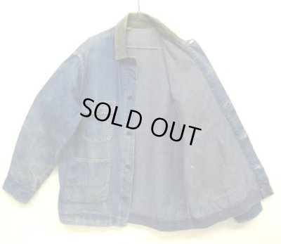 画像3: 60'S SEARS デニム カバーオール インディゴ USA製 (VINTAGE)