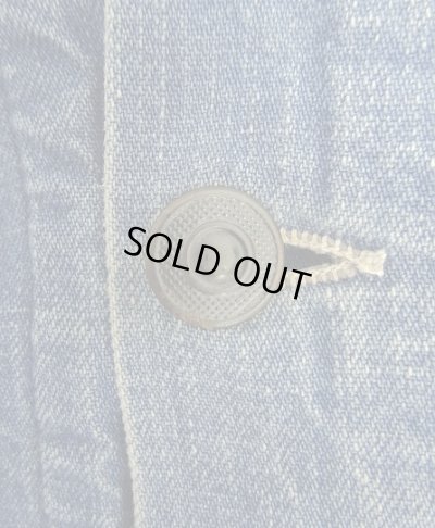 画像2: 60'S SEARS デニム カバーオール インディゴ USA製 (VINTAGE)