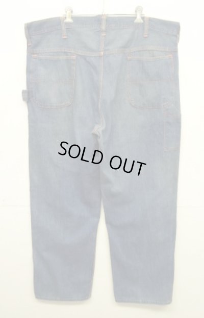 画像5: 60'S WESTEX トップスナップボタン コットン100% デニム ペインターパンツ アルミジップ インディゴ (VINTAGE)