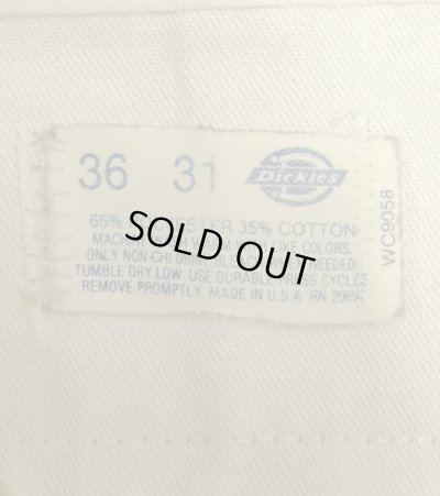 画像4: 80'S DICKIES 874 チビタグ ワークパンツ ベージュ W36L31 USA製 (VINTAGE)