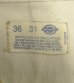 画像4: 80'S DICKIES 874 チビタグ ワークパンツ ベージュ W36L31 USA製 (VINTAGE) (4)
