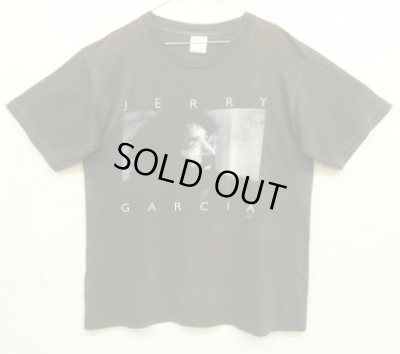 画像1: 90'S JERRY GARCIA シングルステッチ 半袖 Tシャツ フェードブラック USA製 (VINTAGE)