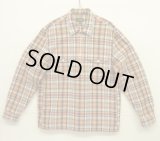 00'S J.CREW 旧タグ ハーフジップ 長袖 プルオーバーシャツ チェック柄 (VINTAGE)