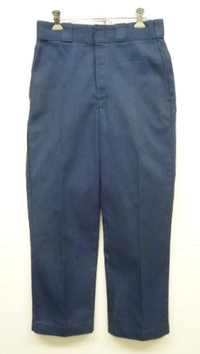 画像3: 80'S DICKIES 874 チビタグ ワークパンツ ネイビー W30L29 USA製 (VINTAGE)