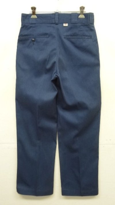 画像1: 80'S DICKIES 874 チビタグ ワークパンツ ネイビー W30L29 USA製 (VINTAGE)