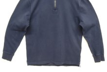他の写真3: 00'S J.CREW 旧タグ ハーフジップ スタンドカラー 長袖 ラガーシャツ ネイビー (VINTAGE)