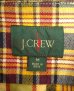 画像2: 00'S J.CREW 旧タグ ハーフジップ 長袖 プルオーバーシャツ チェック柄 (VINTAGE) (2)