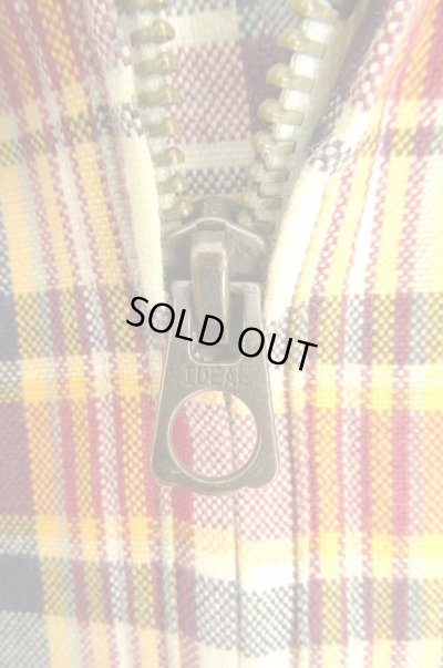 画像4: 00'S J.CREW 旧タグ ハーフジップ 長袖 プルオーバーシャツ チェック柄 (VINTAGE)
