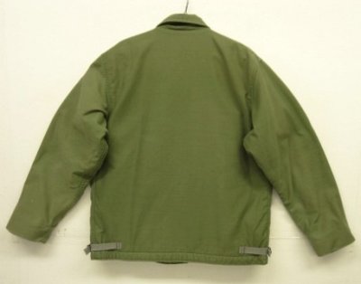 画像5: 80'S アメリカ軍 US NAVY "A-2" デッキジャケット ミリタリーグリーン (VINTAGE)