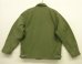 画像5: 80'S アメリカ軍 US NAVY "A-2" デッキジャケット ミリタリーグリーン (VINTAGE) (5)