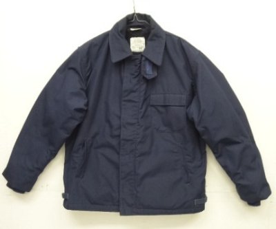 画像1: 90'S アメリカ軍 US NAVY "A-2" アラミド デッキジャケット ネイビー (VINTAGE)