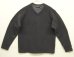画像1: 01'S PATAGONIA 袖先ロゴ 同色切り替え Vネック ニット ネイビー USA製 (VINTAGE) (1)