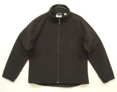 画像1: BLACK DIAMOND 裏地マイクロフリース ソフトシェルジャケット ブラック (VINTAGE)