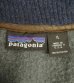 画像2: 02'S PATAGONIA ハーフジップ レザートリム ニット ネイビー USA製 (VINTAGE) (2)