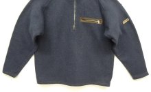 他の写真3: 02'S PATAGONIA ハーフジップ レザートリム ニット ネイビー USA製 (VINTAGE)