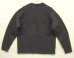 画像4: 01'S PATAGONIA 袖先ロゴ 同色切り替え Vネック ニット ネイビー USA製 (VINTAGE) (4)
