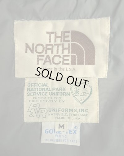 画像2: 80'S THE NORTH FACE "NATIONAL PARK SERVICE" 茶タグ ゴアテックス パーカー オリーブ USA製 (VINTAGE)